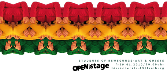 flyer bewegungs-art freiburg openstage januar 2010